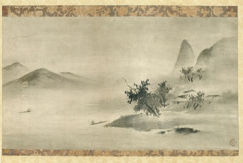 Ink Landscape, Muromachi period, early 16th century.