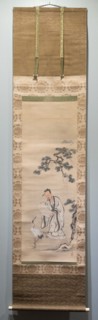 Fei Jiang-fang with a Crane, Edo period, late 17th-early 18th century. Fei Jiang-fang was a legendary magician who was said to have had the power of shrinking and collecting mountains, streams, birds,...
