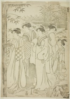 Parody of the Seven Sages of the Bamboo Grove, c. 1780/1801.
