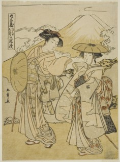 Act Eight: Bridal Journey, from the play "Treasury of Loyal Retainers (Chushingura)", Japan, c. 1779/80.