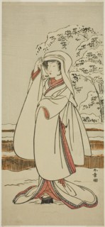 The Actor Segawa Tomisaburo I as the Heron Maiden (Sagi Musume), Japan, c. 1774.