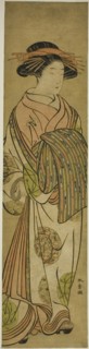Walking Courtesan, Possibly Sugawara of the Tsuruya House of Pleasure, Japan, mid-late 1770s.