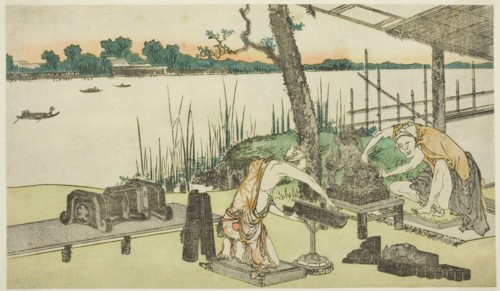 Potters at Work - Imado, Japan, c. 1808.