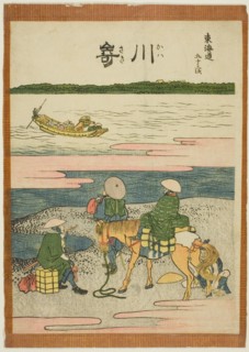 Kawasaki, from the series "Fifty-three Stations of the Tokaido (Tokaido gojusan tsugi)", Japan, c. 1806.