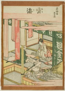 Narumi, from the series "Fifty-three Stations of the Tokaido (Tokaido gojusan tsugi)", Japan, c. 1806.