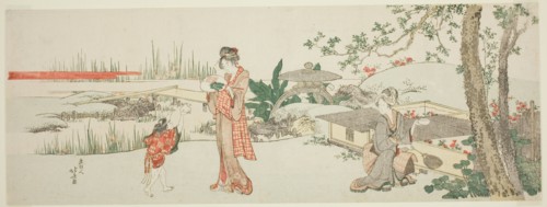 Goldfish vendor, Japan, c. 1801/05.