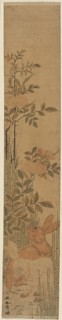 Hares and Roses, Japan, c. 1783.