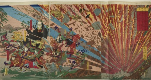 Battle of Nanba (Nanba senki no uchi), Japan, after 1871.