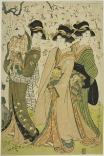Famous Trees in the Eastern Capital: The Cherry Tree at Naruko (Toto meiboku Naruko no sakura), Japan, c. 1807.