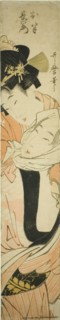 Choemon Carrying Ohan on His Back, Japan, c. 1801.