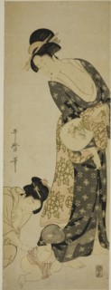 Mother and Child, Japan, c. 1800.