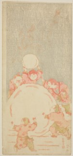 The Big Snowman, Japan, c. 1764.