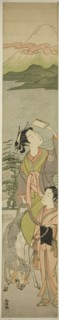 Parody of Ariwara no Narihira's journey to the east, Japan, c. early 1770s.