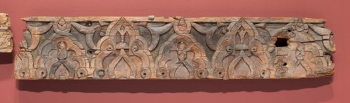 Fragment of an architectural molding, Morocco, Marinid dynasty (1244-1465), 14th century.