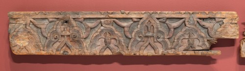 Fragment of an architectural molding, Morocco, Marinid dynasty (1244-1465), 14th century.