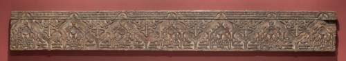 Fragment of an architectural molding, Morocco, Marinid dynasty (1244-1465), 14th century.