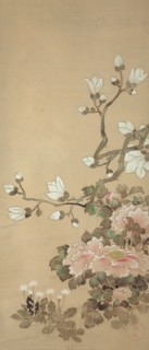 Peonies, Magnolia, and Dandelions, 18th century.