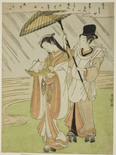 Praying for Rain Komachi (Amagoi Komachi), Edo period (1615-1868), 1770.