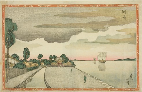 Susaki, from the series "New Perspective Pictures (Shin uki-e)", c. 1810s.