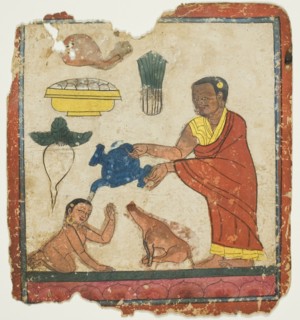 Image from a Set of Initiation Cards (Tsakali), 14th/15th century.