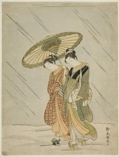 Snow on the Way Back from the Public Bath, c. 1766/67.