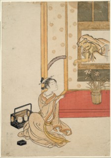 Giving Daruma a Smoke, 1765.
