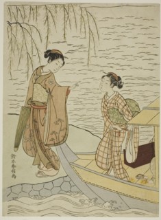 Two Girls Leaving a Boat, c. 1767/68.