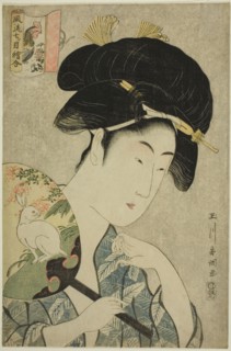 An Elegant Series of Amulet Paintings (Furyu nanatsume e awase): Rabbit and Cock, 18th century.