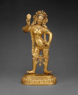 Tantric Enlightened Being (Vajrayogini) Queen of Bliss (Dechen Gyalmo), 18th century.