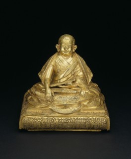 Portrait of the Great Fifth Dalai Lama, 18th century.