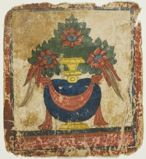The Treasure Vase (Bumpa), from a Set of Initiation Cards (Tsakali), 14th/15th century.