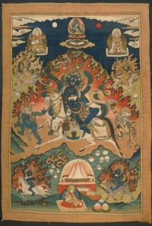 Wrathful Form of the Goddess Saraswati (Magzor Gyalmo) or Palden Llamo, 20th century.