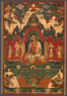 Milarepa on Mount Kailash, c. 1500.