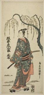 The Actor Bando Hikosaburo II, c. 1760.