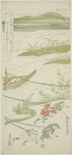 Towing boats against the current, c. 1764.
