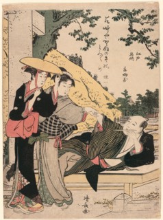 Ushi-no-gozen, from the series "Famous Places of Edo (Edo meisho)", c. 1783/84.