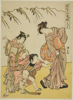 The Fifth Month (Satsuki), from the series "Fashionable Twelve Seasons (Furyu juni kiko)", c. 1779.