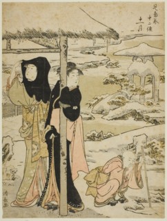 The Eleventh Month (Juichigatsu), from the series "Twelve Months in the South (Minami juni ko)", c. 1783/84.
