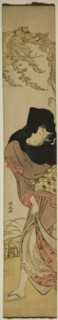 Woman under Windblown Wisteria, c. 1780.