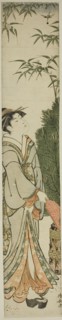 Geisha Playing Battledore and Shuttlecock, c. 1783.