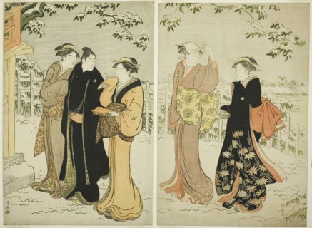 Matsuchi Hill after Snowfall, c. 1785.