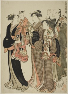 Kamioki, from the series "A Brocade of Eastern Manners (Fuzoku Azuma no nishiki)", c. 1783/84.