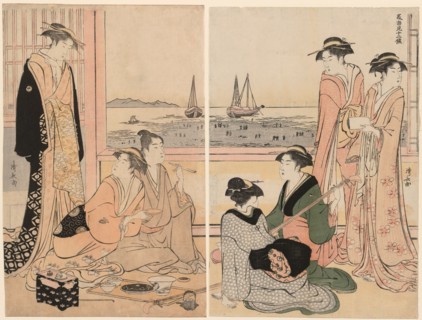 The Fourth Month, from the series "Twelve Months in the South (Minami juni ko)", c. 1784.