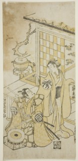 The Actors Takinaka Hidematsu I and Sanogawa Ichimatsu I, c. 1745.