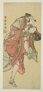 Nakamura Nakazo II in the Role of Aramaki Mimishiro Kanetora Disguised as Saiwaka, 1794.