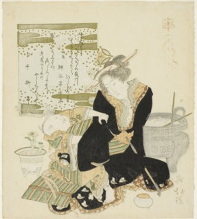 Madam Tang (Jp: To Fujin), from the series "Twenty-four Paragons of Filial Piety (Nijushiko)", c. 1825.