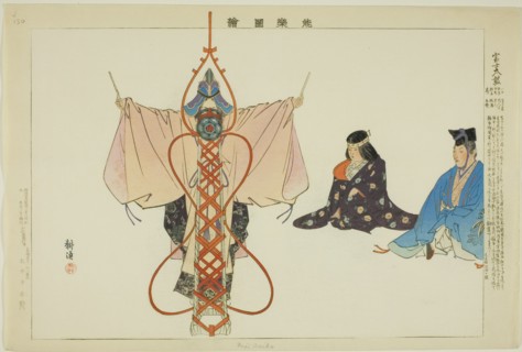 Fuji Taiko, from the series "Pictures of No Performances (Nogaku Zue)", 1898.