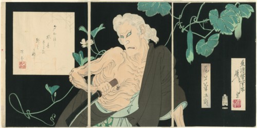 Onoe Kikugoro V as Ibara, About 1890.