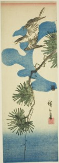 Cuckoo, Pine Branch, and Full Moon, c. 1843/47.