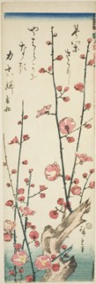 Blossoming plum branches, c. 1843/47.